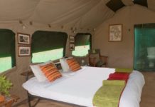 New Kananga tented camp in Kogatende Kananga tented camp