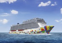 Norwegian Encore hull artwork unveiled Norwegian Encore