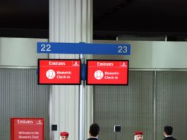 Biometric check-in