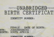 We want Unabridged Birth Certificates Scrapped SATSA Ceo David Frost UBC