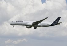 Lufthansa A350 touches down for the first time on African soil Lufthansa A350