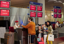 Emirates encourages passengers to arrive early to the airport due to peak end of year travel Emirates Festive Season