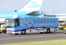 Take the KLM Bus from Enschede, Hengelo or Apeldoorn
