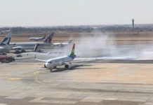 Watch: Air Seychelles A320neo, Veuve, touches down in SA