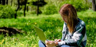 Hide-and-Seek in the Work-From_Anywhere Era: The Rise of Hush Holidays Woman on grass