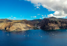 St Helena Tourism Board Announces New Leadership Team Jamestown view from the sea