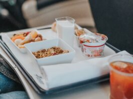 In-flight meal