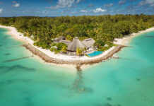 Denis Private Island Awarded Two MICHELIN Keys – Sustainably Exceptional, Globally Acclaimed Aerial Front View_Denis Private Island