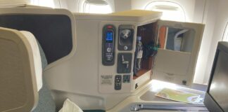 What business travel perks look like today airplane seat
