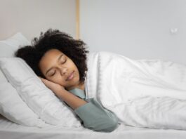 Woman sleeping
